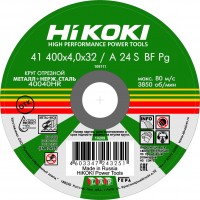 Круг отрезной Hikoki RUH40040 (400х4х32 мм, A24S, тип 41)