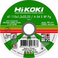Круг отрезной Hikoki RUH11512 (115х1.2х22мм, A54S, тип 41)