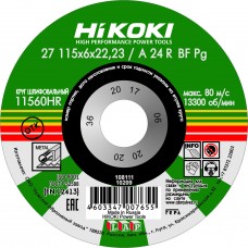 Круг обдирочный Hikoki RUH11560 (115х6х22мм, A24R)